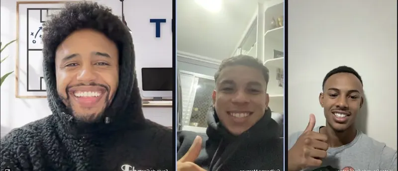 Aluno da TUFE em aula ao vivo